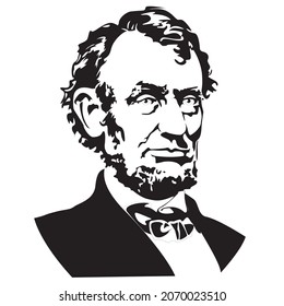 Abraham Lincoln. 16th President of America. American lawyer and statesman