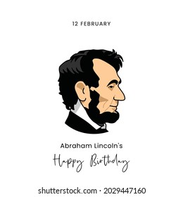 Abraham Lincoln Birthday, Vector Illustration Design.
