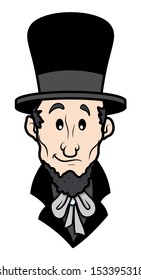 Abraham Lincoln Cartoon Vector Character Stock Vector (Royalty Free ...