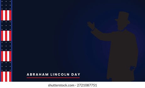 Abraham Lincoln Day Fondo Copiar Espacio Área