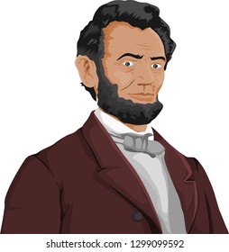 Abraham Lincoln Illustration