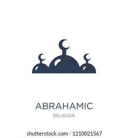 Abrahamic icon. Trendy flat vector Abrahamic icon on white background from Religion collection, vector illustration can be use for web and mobile, eps10