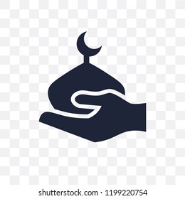 Abrahamic transparent icon. Abrahamic symbol design from Religion collection. Simple element vector illustration on transparent background.