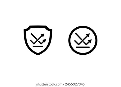 Abrasion resistant icon or Abrasion resistant sign vector isolated. Best Abrasion resistant icon for apps, websites, product packaging design. Abrasion resistant sign vector.