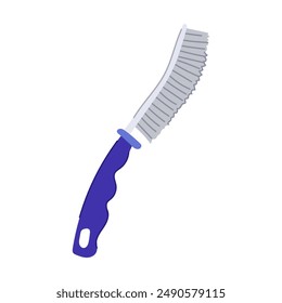 abrasive wire brush cartoon. steel wood, tool clean, equipment work abrasive wire brush sign. isolated symbol vector illustration