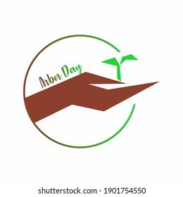 
Día del brabbor. diseño de iconos para la campaña de arbor day