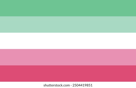 Abrosexual Flag illustration, vector design