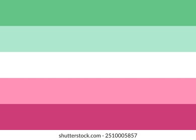 ABROSEXUAL Flag. Pride Flag. LGBTO+ Pride Parade. Multicolored LGBTQIA linear flag.