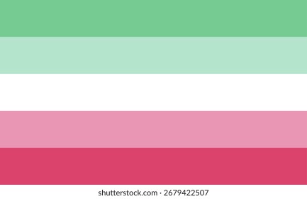 Bandeira do orgulho abrosexual LGBTQ+ Community.Vetor ilustração.