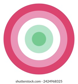 Abrosexual Pride Flag in shape. LGBTQ flag in shape