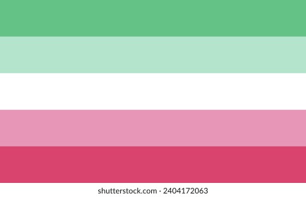 Abrosexual Pride Rainbow Flags, LGBT flag sexual identity five stripes
