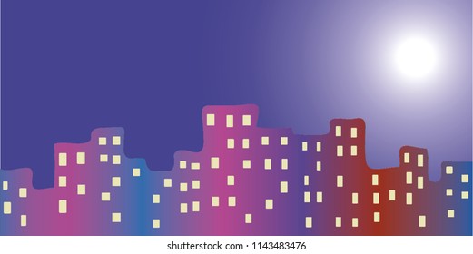 Abrtract night city