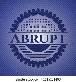 Abrupt jean background. Vector Illustration. Detailed.