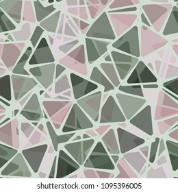 The abruption. Pattern. Seamless texture. Pentagons with transparent elements. For backgrounds, textiles, walls, design. Fashionable, stylish, original.