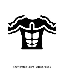 Abs Exercises Muscles Icon Black Vector Stock Vector (Royalty Free ...