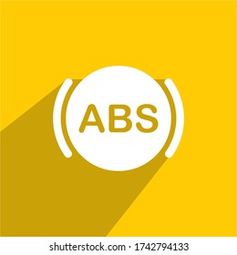 icono de abs , icono del sistema de frenado antibloqueo