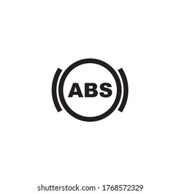Icono de ABS , vector de icono de automóvil