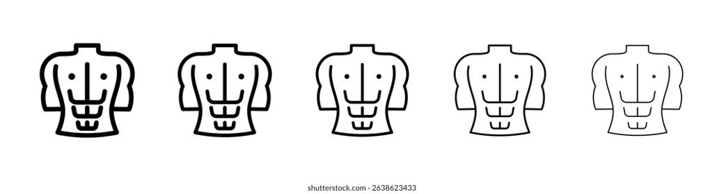 Abs icon concept. graphic design, logo, Web, UI.