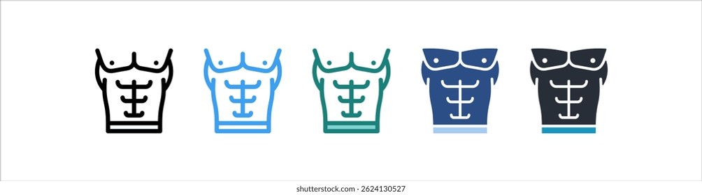 Abs Icon In Different Style Vector