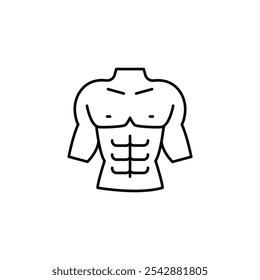 Abs icon. filled and line stroke icons