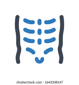Abs-Symbol auf weißem Hintergrund