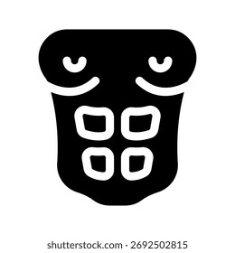 Abs Icon Vector Symbol Design Illustration