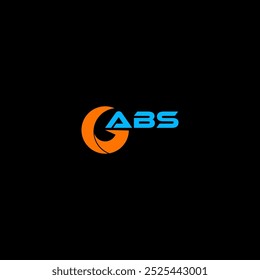ABS letter logo design for your brand or company business. company logo ,rand, initial, finance logo, luxury ,tech , marketing