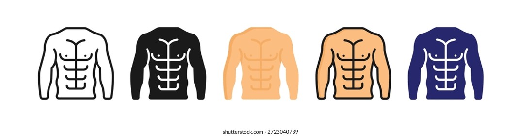 Abs Multiple Style Icon Set Collection..