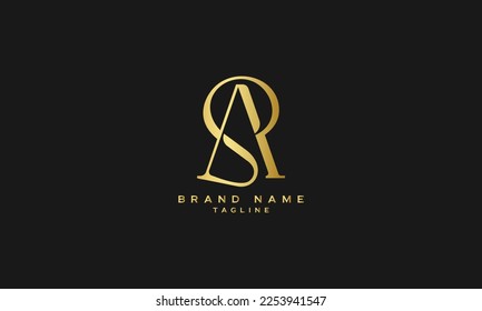 ABS, SAB, AS, SA, Abstract initial monogram letter alphabet logo design
