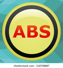 ABS. Single flat icon on white background.