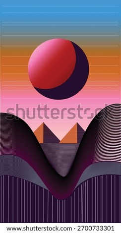 ABS Track is a background graphic that uses blend lines in shapes and uses gradient colors that are layers in the work that you can edit and move as you like.