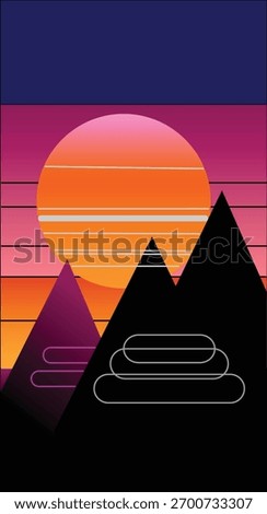 ABS Track is a background graphic that uses blend lines in shapes and uses gradient colors that are layers in the work that you can edit and move as you like.