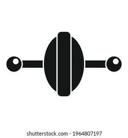 Abs wheel icon. Simple illustration of Abs wheel vector icon for web design isolated on white background