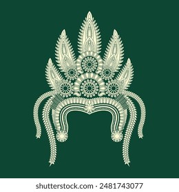 Absara crown style vector design