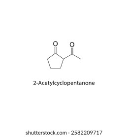 Abscisic acid skeletal structure.Plant Hormone compound schematic illustration. Simple diagram, chemical structure.