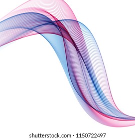Absctract background with color waves