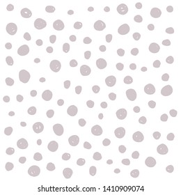 Absctract nordic trendy pattern with dots Pastel color.