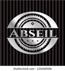 Abseil silver emblem or badge