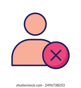 Absence icon. absenteeism vector icon