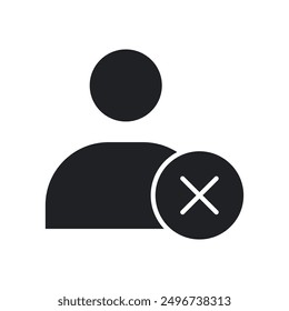 Absence icon. absenteeism vector icon