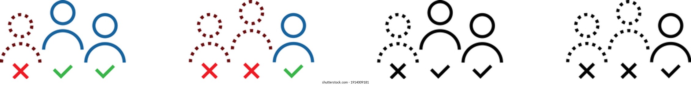 absentees icon , vector illustration