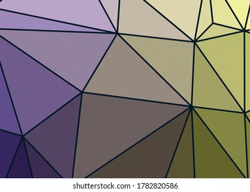 Absinthe color Color abstracto Color de la ilustración de fondo de arte generativo de bajo polígono