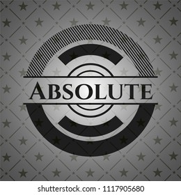 Absolute black badge
