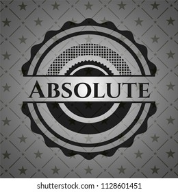 Absolute dark badge