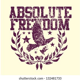 absolute freedom vector art