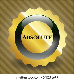Absolute golden emblem