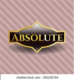 Absolute golden emblem