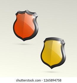 Absolute protection guard shield concept. Safety vector badge abstract protection icon Privacy banner shield. Security label sign. 