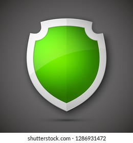 Absolute protection guard shield concept. Safety vector badge abstract protection icon Privacy banner shield. Security label sign. Defense tag presentation sticker shield. Defense safeguard sign badge
