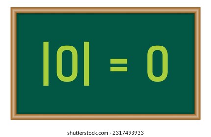 Absolute value of zero. Absolute value equations of real number in mathematics. Math resources for teachers and students.